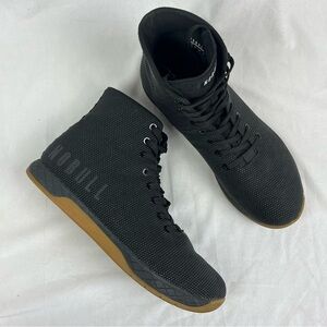 NOBULL Outwork Black High-Top Lace-Up Strength Training Men 11 / Women 12.5 NEW